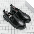Fashion Casual Leather Shoes For Men High Quality Office Formal Dress Shoes Men Classic Brogues Social Business Loafers Male