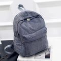 New Corduroy Men's and Women's Backpacks with College Style, Multi-purpose and Large-capacity Outdoor Trendy Student Schoolbags