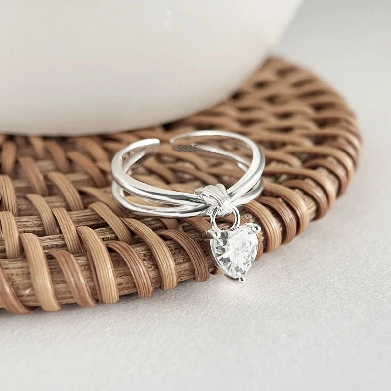 Bague Lotus en Argent Sterling 925 Femme – Texture Rétro & Ajustable | Cadeau Bijou