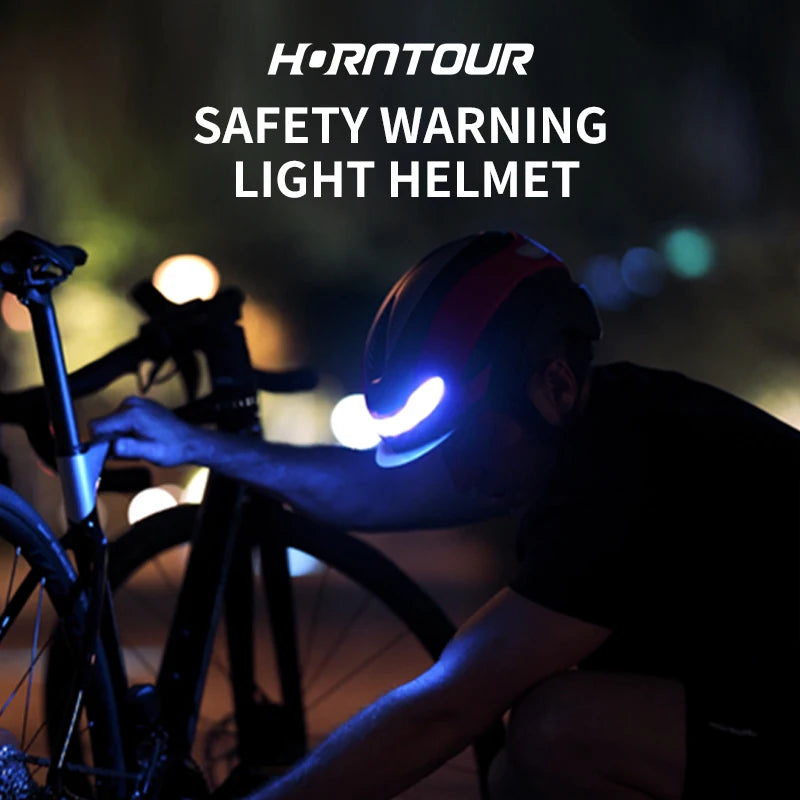 Casque Vélo LED Horntour HT-16 – Clignotants & Visière Magnétique
