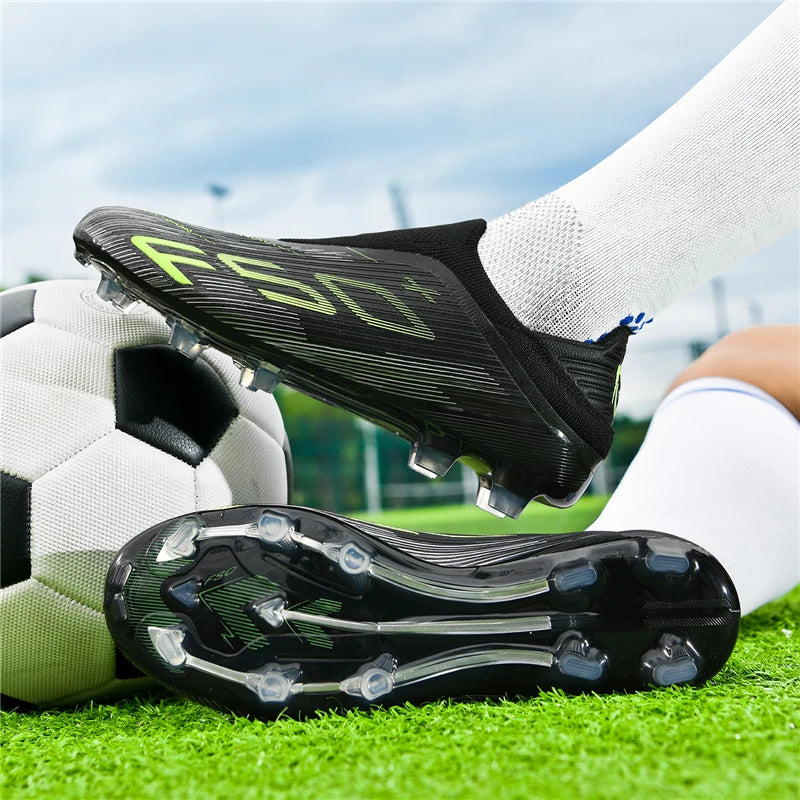 Chaussures de Football qztzx T29 – Crampons FG/TF, Légères & Respirantes, Homme/Mixte