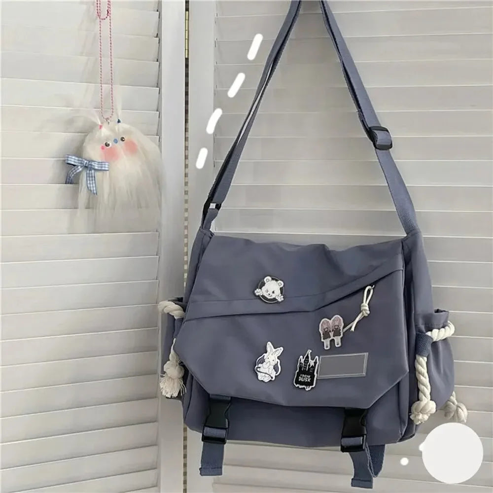 Large Capacity Crossbody Bags Nylon Handbags Shoulder Bag  For Teenager Messenger Bag Student School Bags