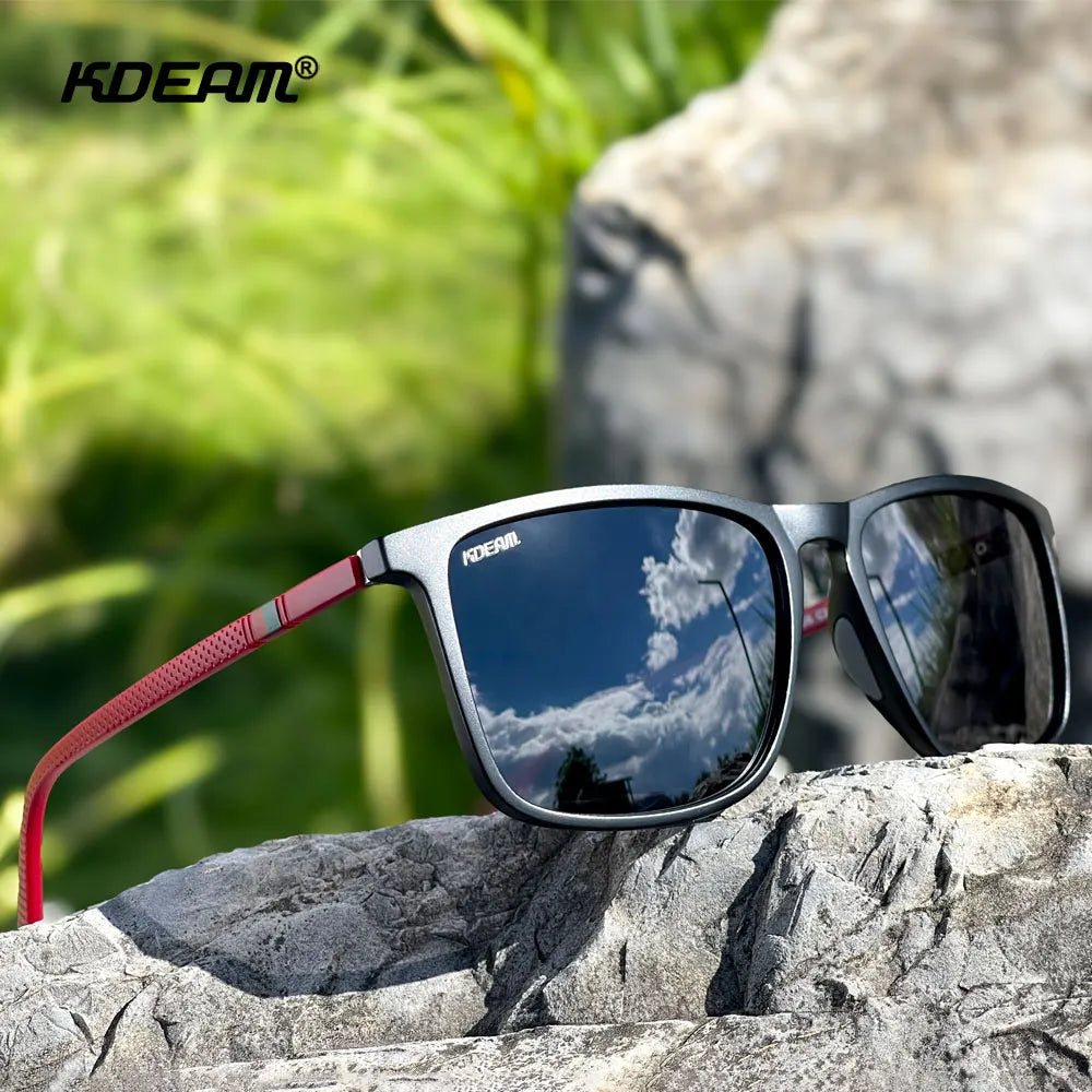 Lunettes de Soleil KDEAM XL Polarisées Photochromiques – Grande Monture Homme