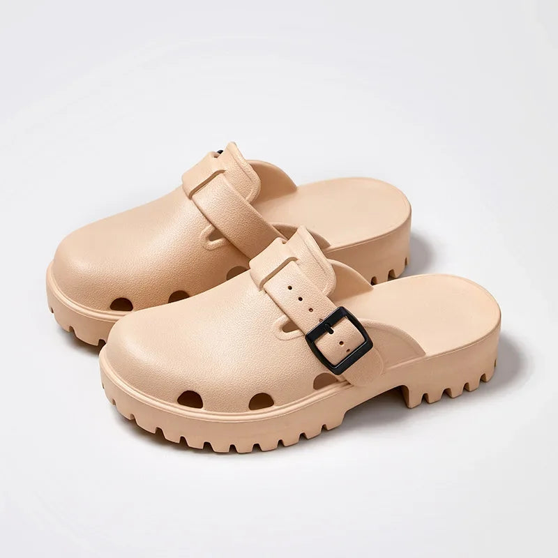 Sandales Sabots EVA Femme – Plateforme Souple, Confortables, Plage & Ville, Été