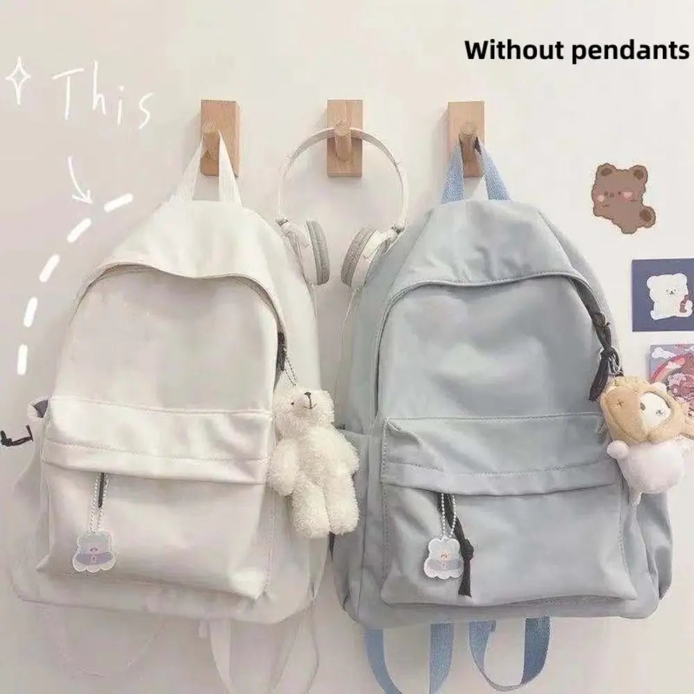 Sac à Dos Toile Broderie Marguerite – Grande Capacité | Ado & Voyage