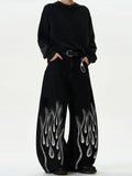 Jean Baggy Wide Leg Homme Loose Punk Streetwear Coupe Courbe 5 Coloris XS-XXL