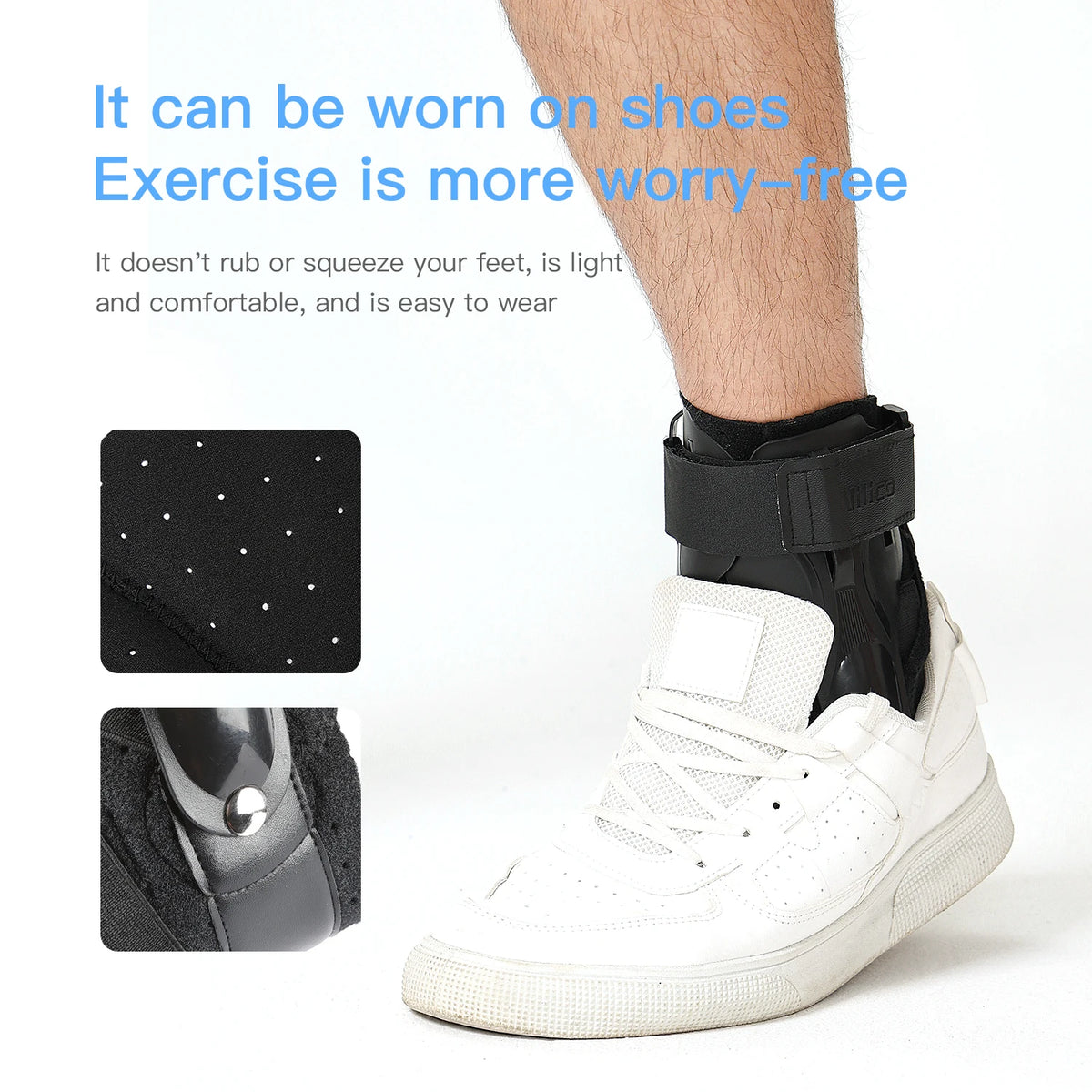 Adjustable Ankle Brace Support Unisex Comfort Ankle Stabilizer For Sprain Prevention Sports Injury Recovery