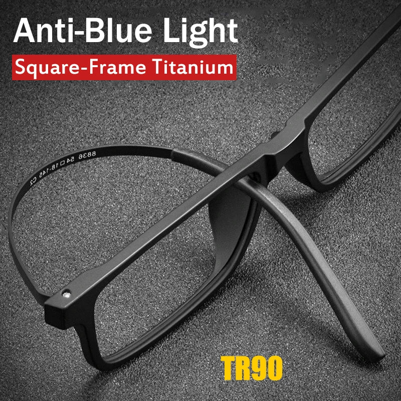 Lunettes de Lecture Progressives en Titane Pur – Anti-Lumière Bleue, Homme & Femme