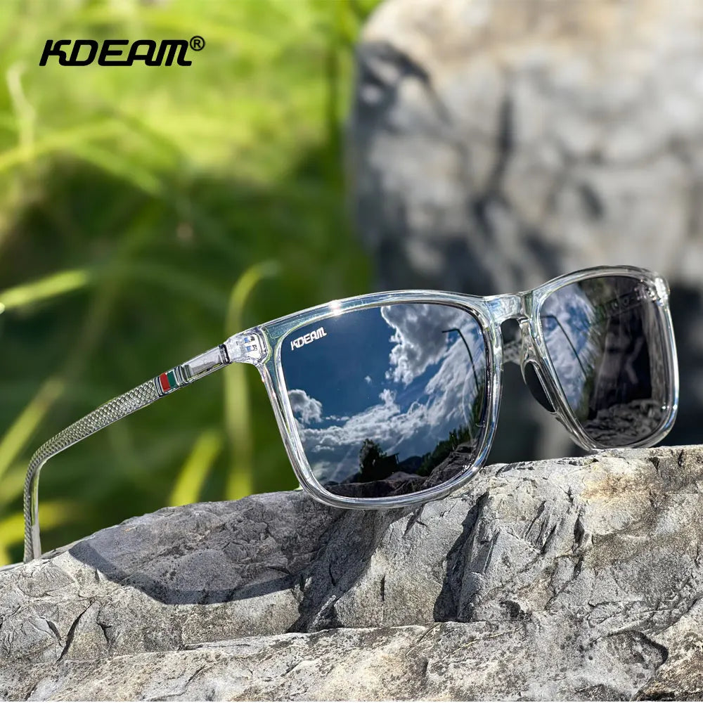 Lunettes de Soleil KDEAM XL Polarisées Photochromiques – Grande Monture Homme