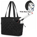 29L Tennis Handbag with Shoe Compartment Tennis Badminton One Shoulder Bags for 2-4 Rackets Waterproof Lightweight Bag Men Women