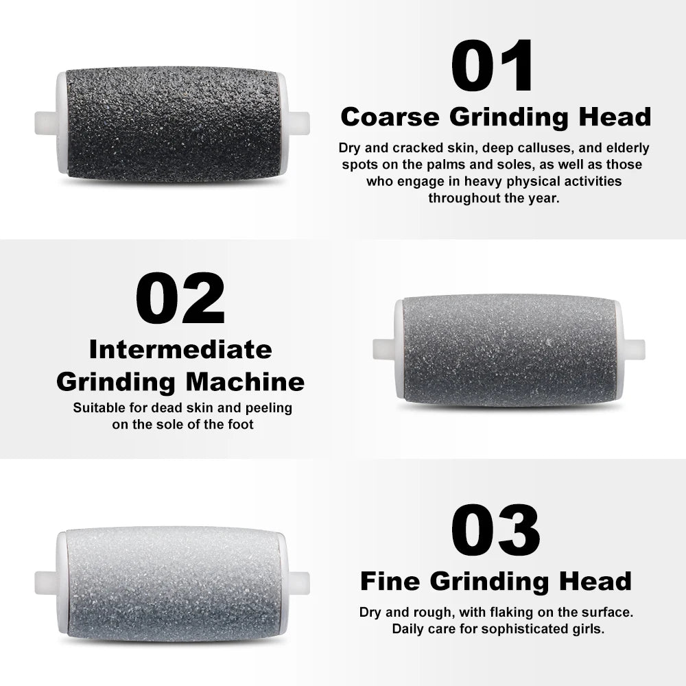 Rechargeable Electric Foot Grinder Dead Skin Remover Calluses Feet Scrubber Electric Foot File Dry Dead Cracked Foot Care Repair