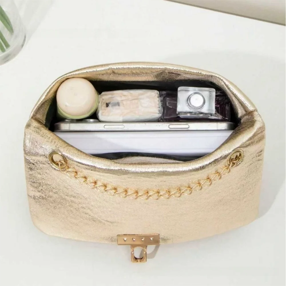 Trend Casual Gold Chain Crossbody Bag Elegant Versatile Shoulder Bag Messenger Bag Women