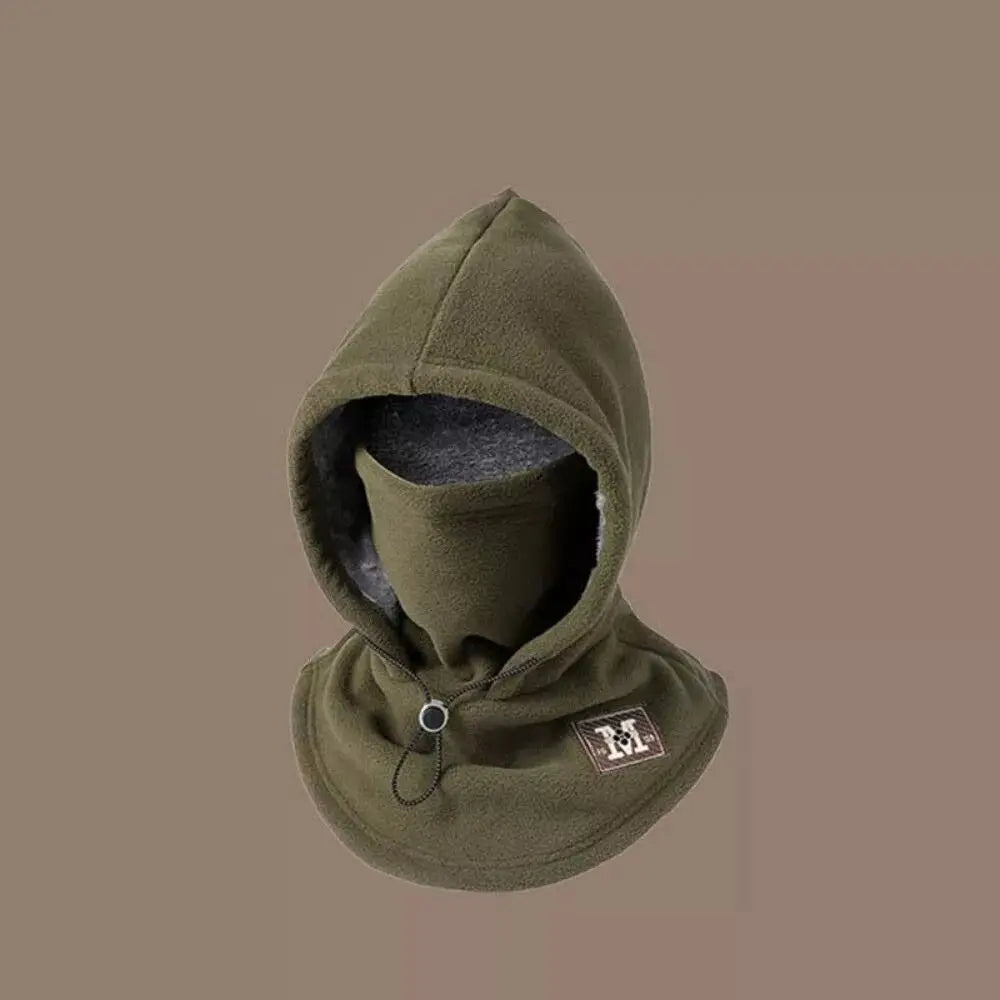 Bonnet polaire unisexe avec cache-cou et protection des oreilles