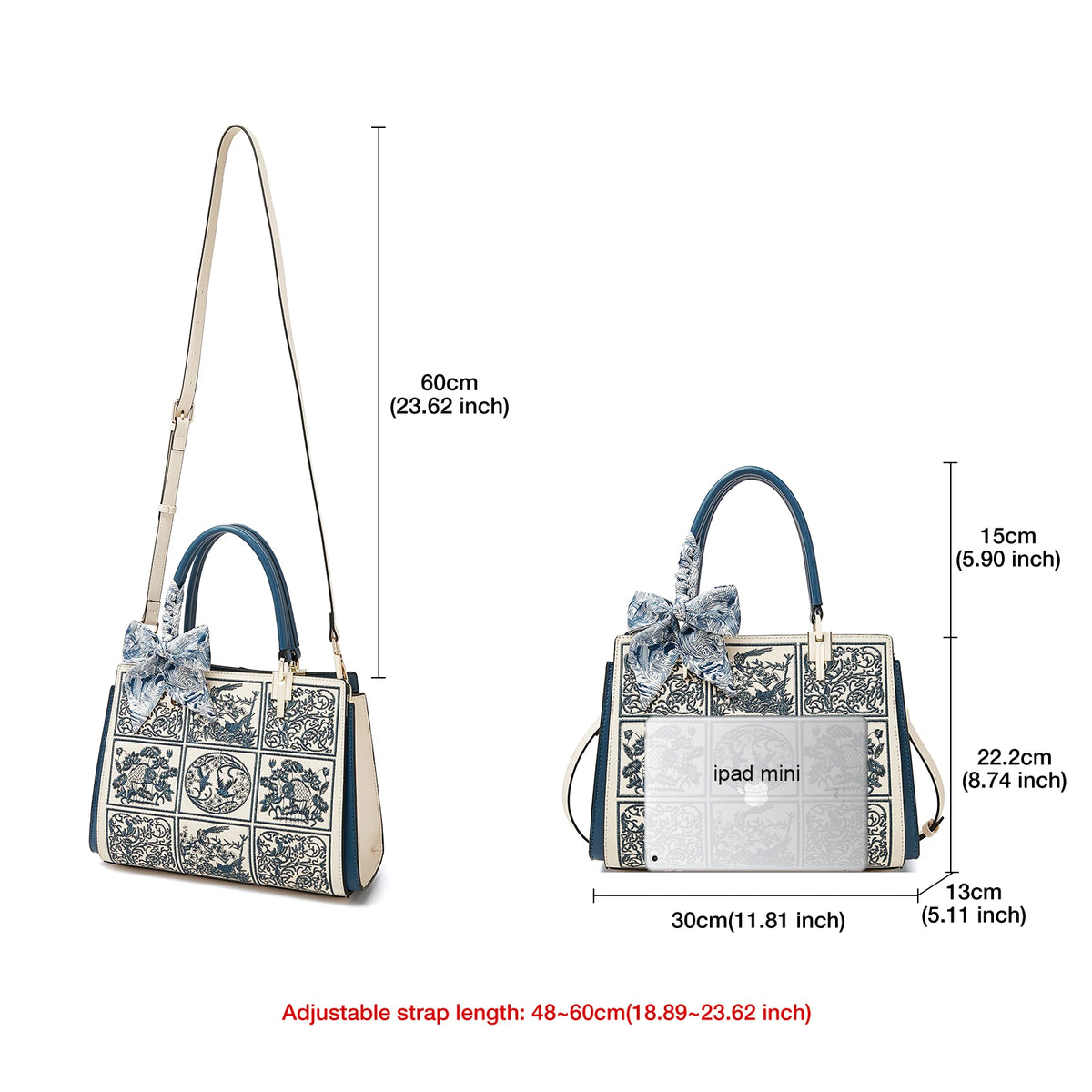 FOXER Split Leather 2026 New Large Tote Handbag Women's Shoulder Bag Chinese Classic Embroidery Best Gift for Mom
