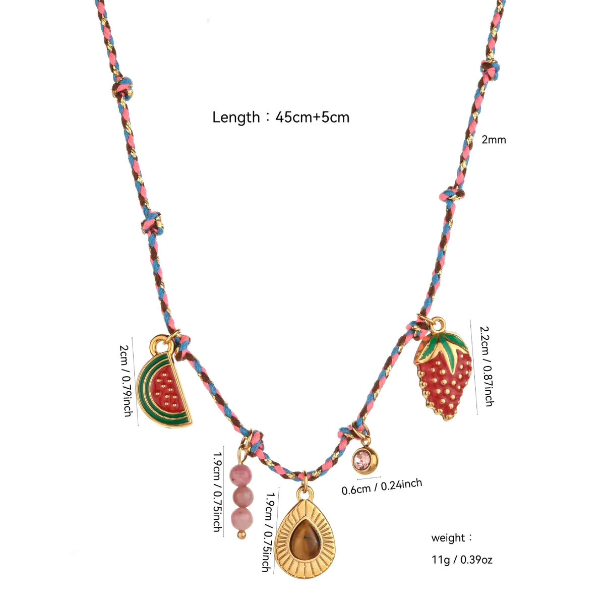 Collier Pendentif Initiale & Lettre – Corde Colorée Ajustable, Cadeau Fête des Mères
