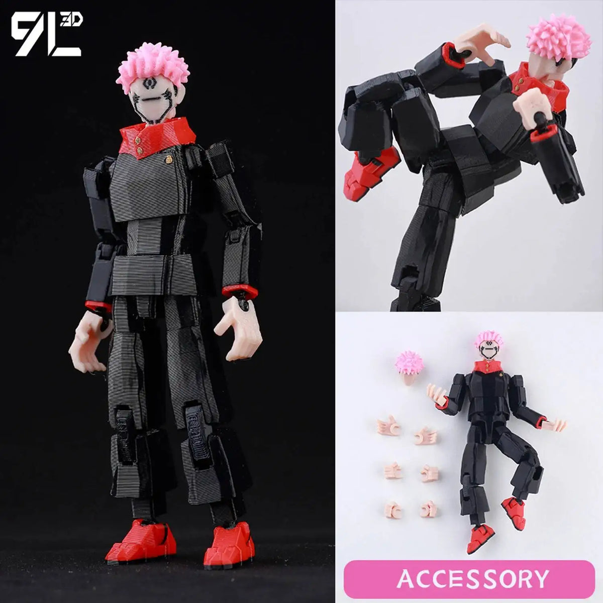 Figurines Articulées Jujutsu Kaisen – Collection Lucky13 / Titan13