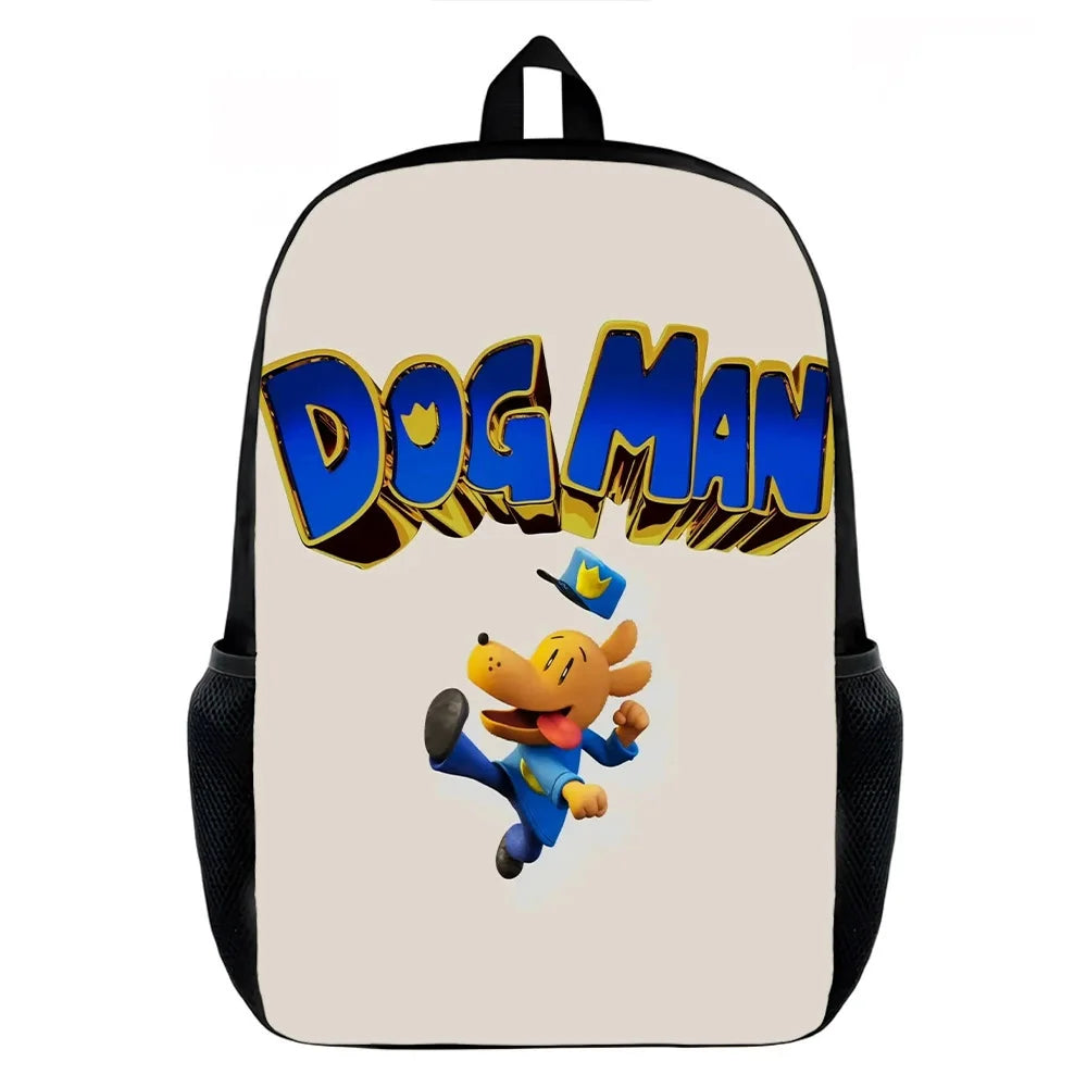 Sac à Dos Cartoon Dog Man – 40 cm | Enfant École & Laptop | Cadeau Anniversaire