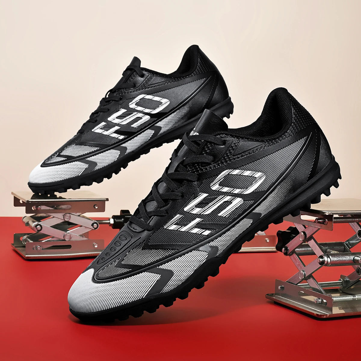Chaussures de Football Légères TF – Semelle Caoutchouc Anti-Glisse, Unisexe