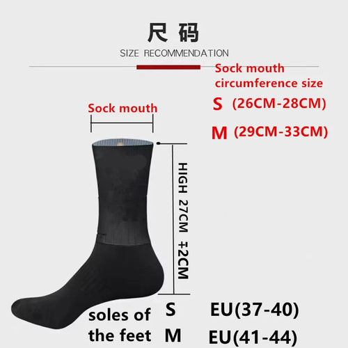 2026 Anti Slip seamless Cycling Socks Integral Moulding High-tech Bike Sock Compression Bicycle Outdoor Running Sport Socks