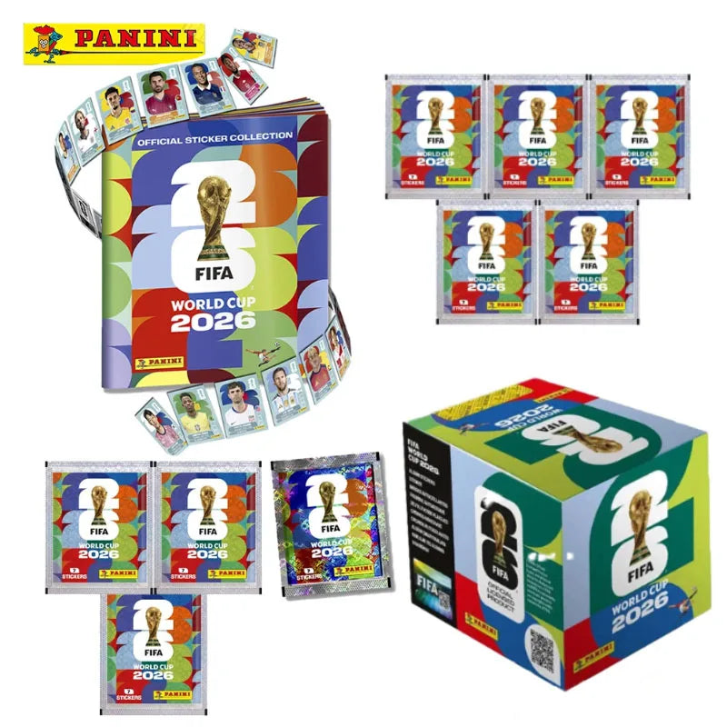 2026 Panini World Cup Sticker Pack Panini Soccer Card Panini Cards Soccer Memorabilia Collection Panini Football Cards Gift
