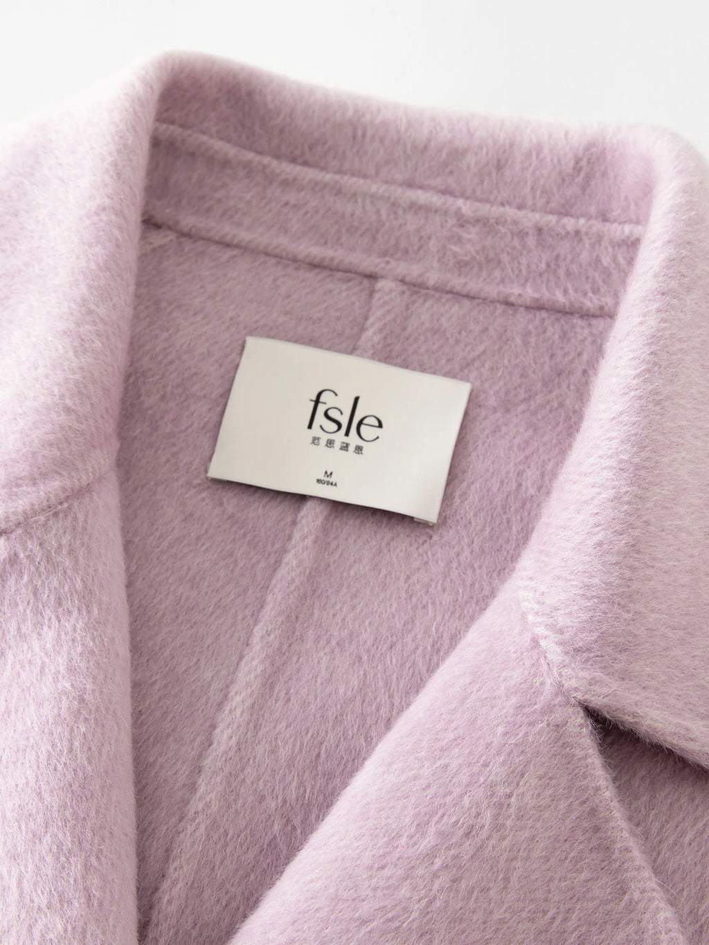 FSLE – Manteau Long Femme Double Face Laine & Poil de Chameau, Coupe Élégante, Hiver 2025
