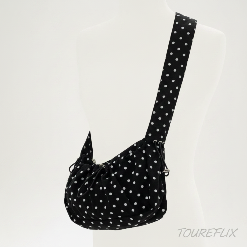 Sac à pois noir - Photo shoot
